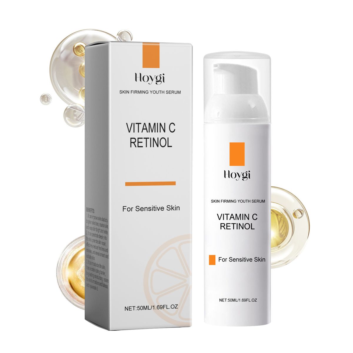 Retinol Vitamin C Serum, And Moisturizing Skin Care Facial Repair Serum_viptrois.com