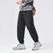 Men's Clothing Casual Sports Jogger Pants Spring Solid Color Khaki Versatile Cargo Pants Stylish Men's Bottoms_viptrois.com