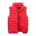 Men's Clothing Vest Stand Collar Cotton Jacket Vest Jacket Down Cotton Vest Waistcoat_viptrois.com