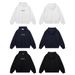 Vibe Trendy American Style Hooded Loose Sweatshirt Men's High Street Autumn Winter Simple Embroidered Letter Versatile_viptrois.com