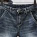 Men's Clothing Denim Shorts Color Men's High End New Style Five Point Pants Men's Summer Thin Youth Casual Shorts_viptrois.com