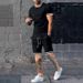Summer Men‘s Tracksuit Sets Short Sleeve T Shirt Beach Casual 2 Piece Suit Oversized Sportwear Outfits Male Clothes_viptrois.com