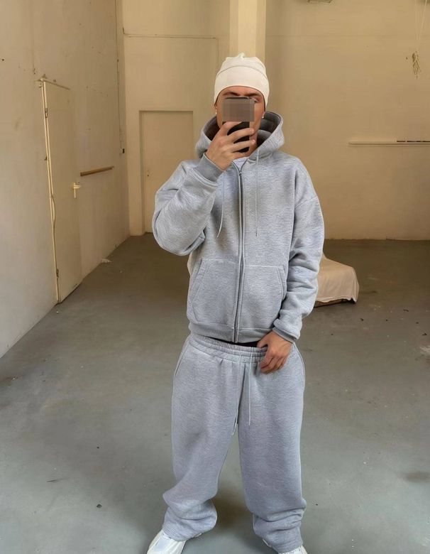 Men's Clothing Cross Border Printed Zipper Sweatpants Casual Trousers High Street Hip Hop Rap Street US Size Men And Women Sweatpants Wholesale_viptrois.com