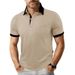 2026 Men's Loose Collar Long-Sleeved Stretch Cotton Shirt With Ribbed Sleeve Opening For Casual Wear - Buttoned Men's Fashion Shirt_viptrois.com