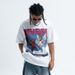 Summer New American Style Trendy Fun Angel Demon Letter Print Loose Short Sleeve T-Shirt Unisex_viptrois.com