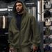 Men's Clothing Waterproof Zip-Up Hooded Sweatshirt Jacket Winter Autumn Casual Pullover With (Black, Dark Gray, Light Gray, Navy, Army Green, Beige)_viptrois.com