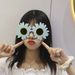 Party Sunglasses Photo Funny Decoration Cute Sunglasses Internet Celebrity Selfie Funny Sand Sculpture Couple Wedding Props Female_viptrois.com