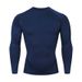 Loom European And American Cross-Border Sports Quick-Dry Compression Shirt For Men, Base Layer Training, High Elasticity,_viptrois.com