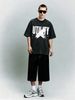 Brush X Utility Heavyweight Washed Graphic T-Shirt Men's Oversized Streetwear Tee_viptrois.com