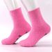 New German creative coral velvet mid tube cake socks grandma series half velvet floor socks thickened sleeping socks_viptrois.com