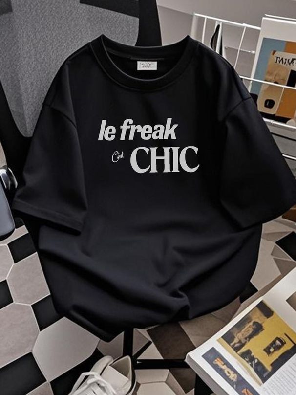 Chic T Shirt Le Freak Everybody Dance Disco Rnb Soul 70s Nile Rodgers Music Concert Fashion Unisex Designer Clothes Summer Casual Breathable_viptrois.com