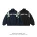 American Retro Street Splicing Stand-up Collar Jacket For Men And Women 2026 Spring New Vintage Sports Top_viptrois.com