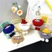 Bag Charm Celebrity Ugly Cute Little Coal Ball Keychain Cartoon Plush Doll Elf Bag Pendant Car Pendant Gift_viptrois.com