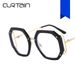 Women's Glasses Polygonal Glasses Frame New Anti Blue Light Side Hollow Glasses Frame Ins Glasses Frame Personality Trend_viptrois.com