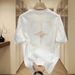 High En European Men's Short T-shirt For Summer 2024, New Cotton Printe Top, Roun Neck Half Sleeve Bottom Shirt_viptrois.com
