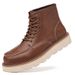 European Warm Series 2025 New Winter Genuine Leather High Top Men's Work Motorcycle British Style Martin Boots_viptrois.com