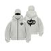 Cross-border Foreign Trade Autumn And Winter Unique Design Double-layer Hooded Zipper Sweater Jacket Trendy Loose Couple Top_viptrois.com
