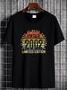 Vintage 2002 Limited Edition 21 Year Old S 21st Birthday T Shirt Stylish Graphic Top For Everyday Wear Breathable Streetwear Homme_viptrois.com