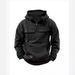 2024 New Spring And Autumn Men's Hoodie Zipper Multi-Pocket Pullover Sports Casual Sweatshirt_viptrois.com