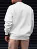 Men's Long Sleeved Round Neck Black T-shirt Top Loose Casual SweatshirtHerren BOSTON Print Sweatshirt_viptrois.com