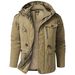 Men's Large-sized Mid-length Cotton-padded Jacket With Fleece And Thickening, A Warm Cotton-padded Jacket For Outdoor Use In Sub-zero Temperatures_viptrois.com