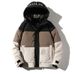 New Short Down Jacket For Men, Thick Hooded Warm Coat For Young Men In Winter, Student Jacket For Winter Wear_viptrois.com
