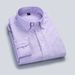 Men's Slim Fit Oxford Cotton Dress Shirt - Breathable & Wrinkle-Resistant Long Sleeve Shirt For Business Casual & Everyday Wear_viptrois.com