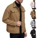 2026 Autumn/Winter Button-Up Woolen New Men's Coat For Casual, Sporty And Business Wear_viptrois.com