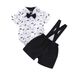 Mother&Kids Boy baby gentleman triangle suit summer boy dress children's dress_viptrois.com