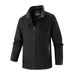 Men’s Lightweight Cotton Jacket – Breathable Stand Collar Zip-Up (Khaki/Olive/White/Black, M-6XL, Relaxed Fit, Travel-Ready)_viptrois.com
