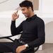 Men's Clothing Four Sided Stretch Shirt Business Casual Long Sleeved Hot Selling Solid Color Shirt_viptrois.com