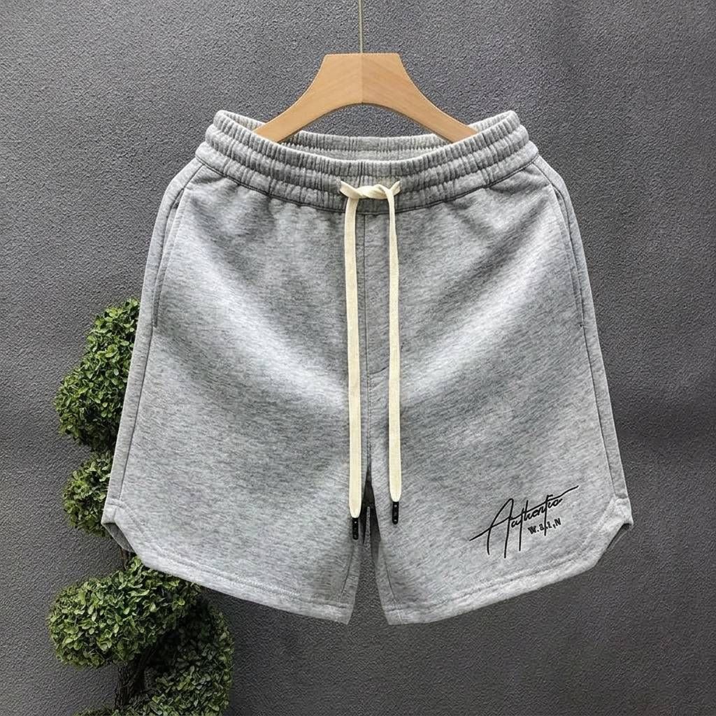 Men's Clothing Men's Summer Trendy Brand Embroidered Sports Pants Summer Fitness Breathable Loose Trendy Casual Shorts_viptrois.com