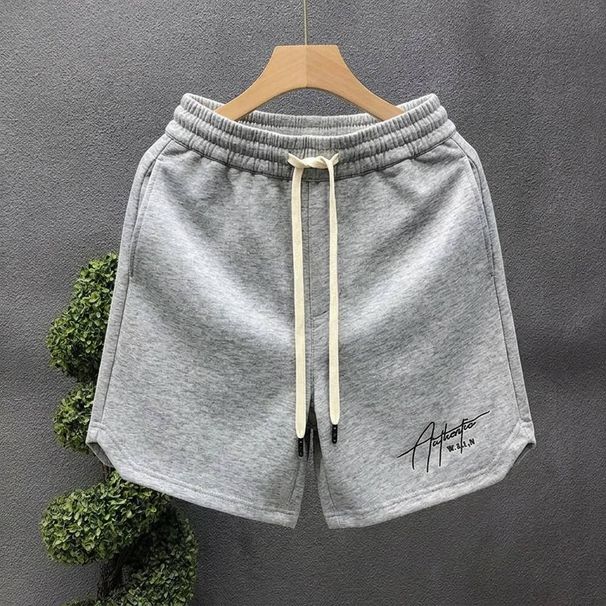 Men's Clothing Men's Summer Trendy Brand Embroidered Sports Pants Summer Fitness Breathable Loose Trendy Casual Shorts_viptrois.com