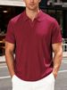 2026 Men's Summer New Style Breathable Towel Embroidered Blouse With Collar And Plaid Short Sleeve Shirt_viptrois.com