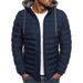 Men's Winter Cotton Jacket With Detachable Hood, Thickened Warm Coat, Casual Outerwear For European Market Blue, Black, Navy, Green, Red, Gray_viptrois.com