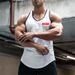Men's Fitness Vest Summer Stitching I-line Contrast Top Sleeveless T-shirt Slim Stretch Base Shirt Cotton_viptrois.com