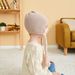 Baby clothing Solid color knitted baby hairball hat_viptrois.com