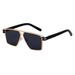 Stylish Square-framed Vintage High-grade Sunglasses For Men_viptrois.com