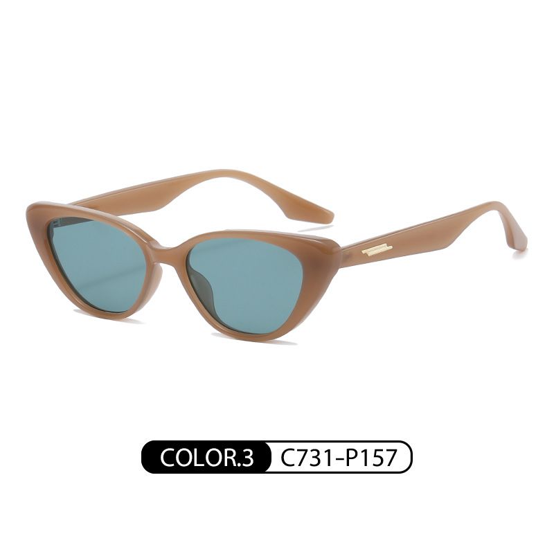 Personalized Sunglasses For Women Trendy Cat Eye Sunglasses 6304 Internet Celebrity Ins Trend Brand Sunglasses_viptrois.com