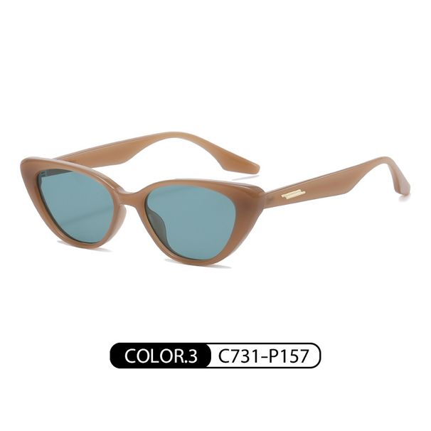 Personalized Sunglasses For Women Trendy Cat Eye Sunglasses 6304 Internet Celebrity Ins Trend Brand Sunglasses_viptrois.com