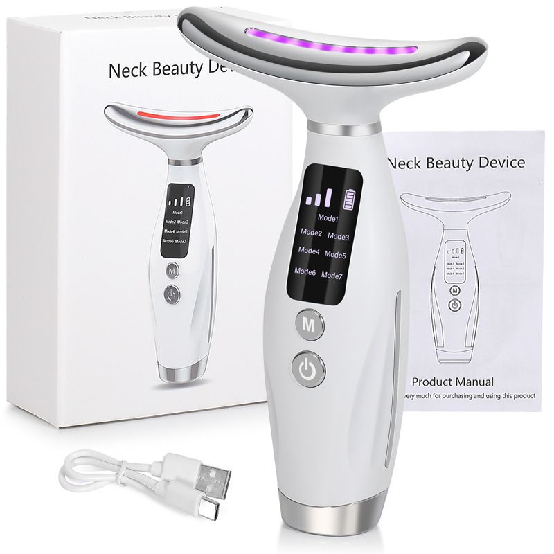 beauty Neck Instrument, Micro Current Face Dual-purpose Law Neck Line Massage Instrument ,_viptrois.com