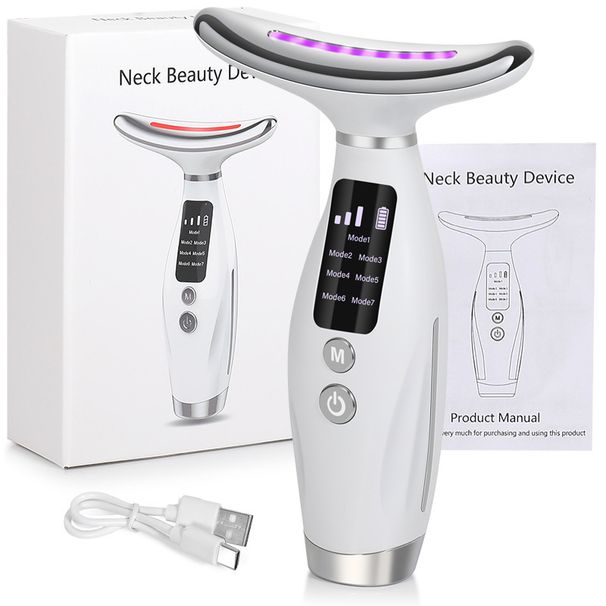 beauty Neck Instrument, Micro Current Face Dual-purpose Law Neck Line Massage Instrument ,_viptrois.com