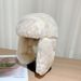 Trapper Hats Hat female Lei Feng hat male winter northeast winterproof hat winter cycling ear protection thickened windproof warm lovely_viptrois.com