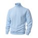 Cross-Border Knitted Turtleneck Men's Sweatshirt European And American Fashion Personality Jacquard Casual Daily_viptrois.com