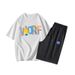 Men's Clothing Handsome Matching Short-Sleeved Sportswear Outfit Suit_viptrois.com