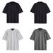 Men's Clothing Summer Cool Silhouette Deconstruction Design Versatile Basic Bottoming Short Sleeved T Shirt Solona_viptrois.com