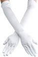 Unisex Satin gloves, long dress satin gloves, wedding performance ball gloves clothing accessories, dance gloves_viptrois.com
