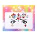 Halloween Edm Electronic Music Festival Face Stickers Eyebrow Stickers Diamond Resin Diamond Carnival Diamond Stickers Masquerade Face Decoration_viptrois.com
