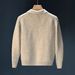 Men's Classic Polo Sweater – Slim Fit Collared Knit Top For Winter & Fall (M-3XL)_viptrois.com