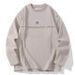 White Background Flat Live Broadcast Spring And Autumn New Hoodie Casual Versatile Youth Long Sleeved T-Shirt Round Neck 412_viptrois.com